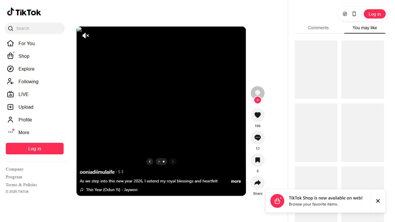 As we step into this new year 2026, I extend my royal blessings and he... TikTok
