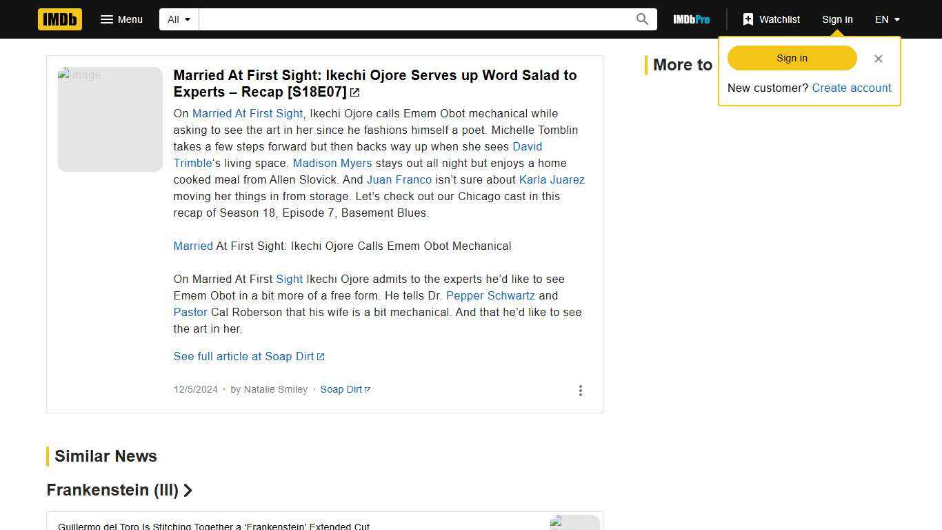 Married At First Sight: Ikechi Ojore Serves up Word Salad to Experts – Recap [S18E07] - IMDb